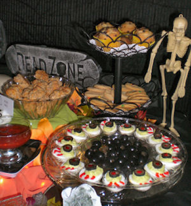 Buffet para Festa de Halloween