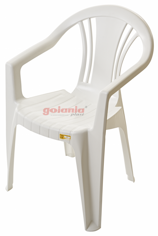 Cadeira em Plástico com Braço
